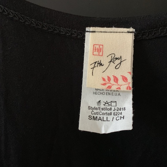 7th Roy size small spaghetti straps pockets & slit with knot at bottom of pants - Picture 2 of 9